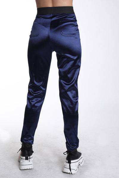 770 Satin tailored pants - Satin Navy