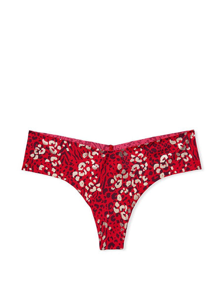 Victoria's Secret No-show Shimmer Thong Panty - Lipstick Animal