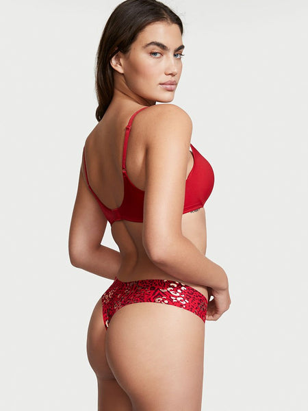 Victoria's Secret No-show Shimmer Thong Panty - Lipstick Animal