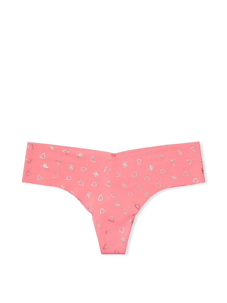 Victoria's Secret No-show Shimmer Thong Panty - Pink Cocktail VS