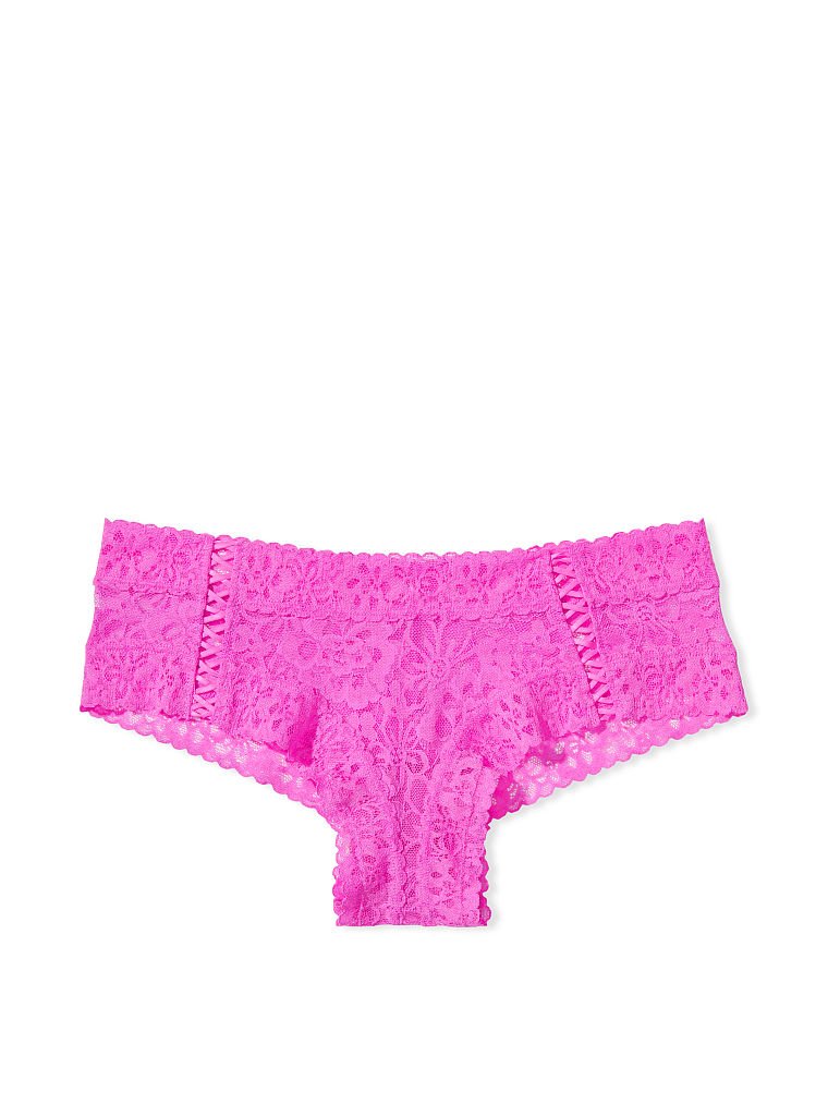 VICTORIA'S SECRET LACIE LACE-UP CHEEKY PANTY - ELECTRIC PINK –  HIGHSTREET.CO.ZA