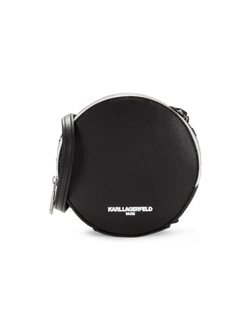 Karl Lagerfeld Abrielle Leather Round Crossbody