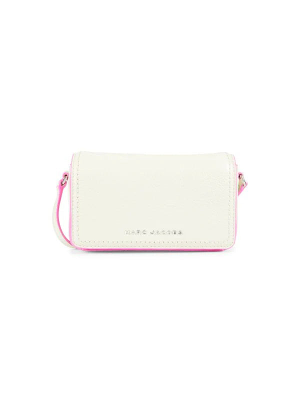 Marc Jacobs Mini Leather Crossbody Bag - Marshmallow - HIGHSTREET.CO.ZA