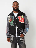 True Religion BX x TR Patch Varsity Jacket - HIGHSTREET.CO.ZA