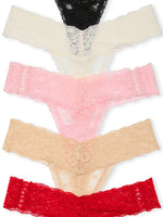 Victoria's Secret 5-Pack Lace Thong - HIGHSTREET.CO.ZA