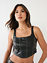 True Religion Faux Leather Corset - HIGHSTREET.CO.ZA