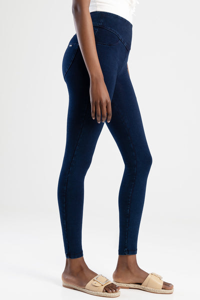 Sissy Boy "Peaches" Sculpt Knot Shaper Legging - Indigo