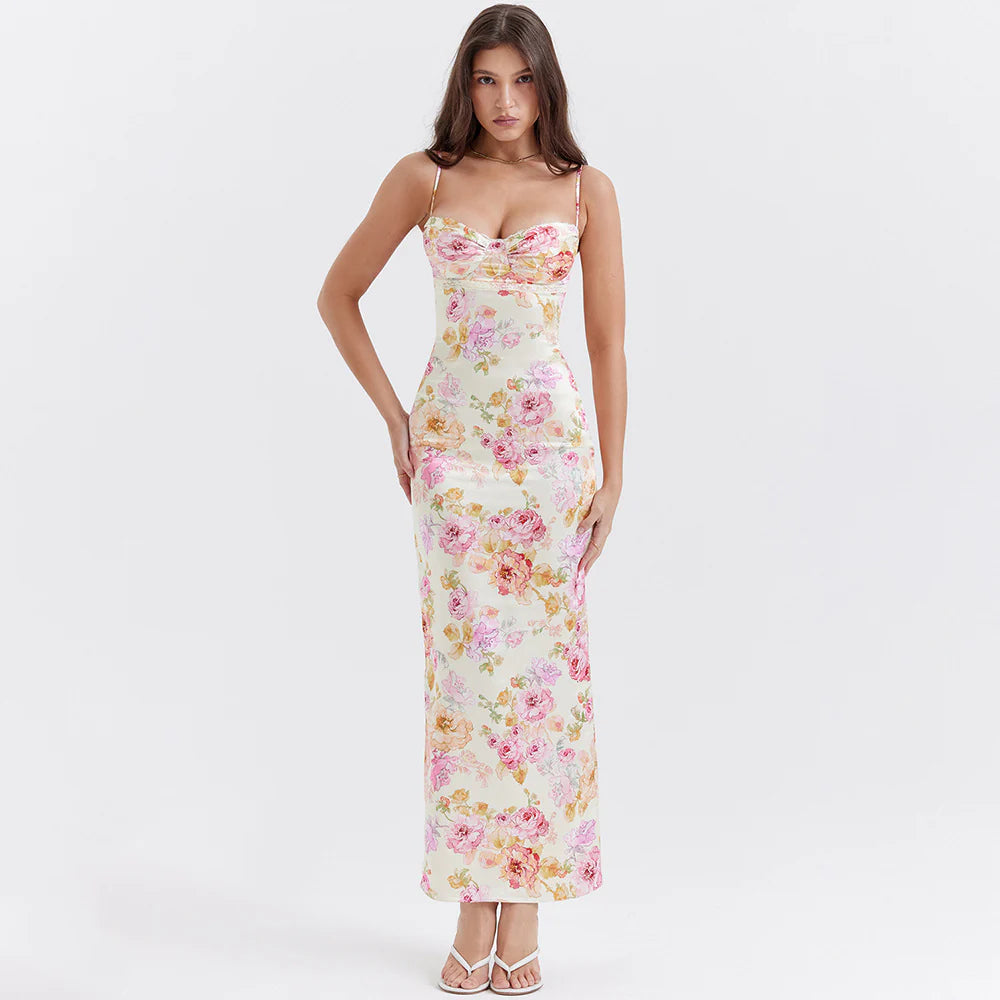 KAAL Silky Floral Dress
