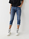 TRUE RELIGION JENNIE CURVY SKINNY CROP JEAN