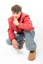 True Religion Solid Puffer - Ruby Red - HIGHSTREET.CO.ZA