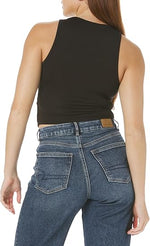 True Religion Arched Logo Distressed Top - HIGHSTREET.CO.ZA