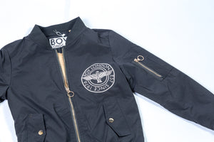 BOY LONDON -  LADIES BLACK BOMBER JACKET
