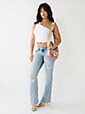 True Religion Mini Horseshoe Bag - Dusty Pink