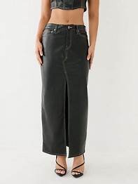 True Religion Faux Leather Maxi Skirt - HIGHSTREET.CO.ZA