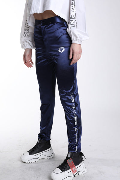 770 Satin tailored pants - Satin Navy