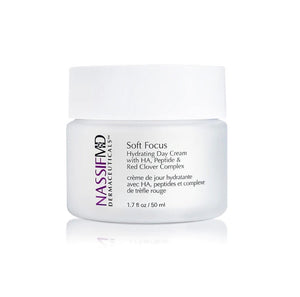 NassifMD | SOFT FOCUS HYDRATING DAY CREAM with HA, Peptide & Red Clover Complex