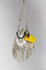Italian Genuine Leather Bucket Bag with Fringe - HIGHSTREET.CO.ZA