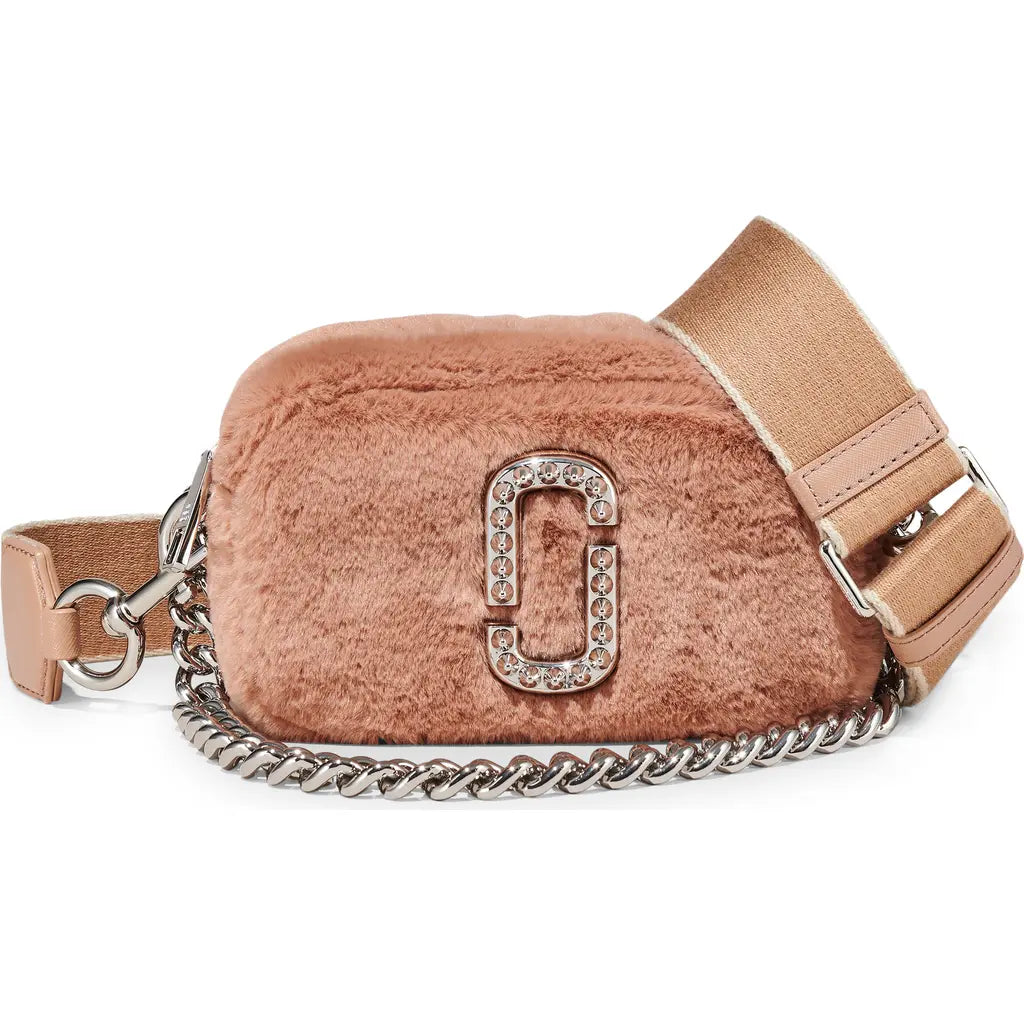 Marc Jacobs Snapshot Faux Fur Crossbody Bag