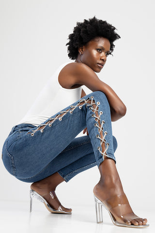 Sissy Boy Ryder Skinny Jeans with Side detail