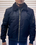REPLAY PILOT JACKET WITH FUR TRIM - HIGHSTREET.CO.ZA