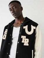 True Religion Hooded Varsity Jacket - HIGHSTREET.CO.ZA