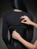 Fetiche Noir Vinyl Waist Corset - HIGHSTREET.CO.ZA