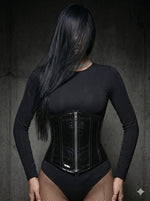 Fetiche Noir Vinyl Waist Corset - HIGHSTREET.CO.ZA