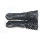 Gucci GG Chevron Nylon Drawstring Heeled Bootie Boots - HIGHSTREET.CO.ZA