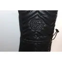 Gucci GG Chevron Nylon Drawstring Heeled Bootie Boots - HIGHSTREET.CO.ZA