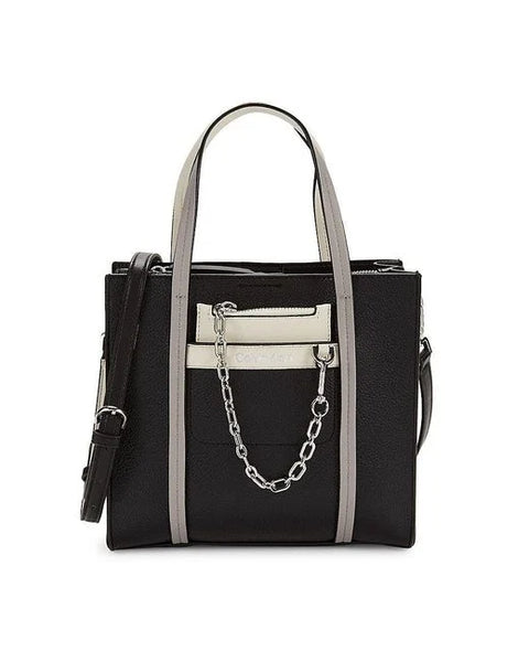 Calvin Klein Mini Anya Tote with Pouch - Black