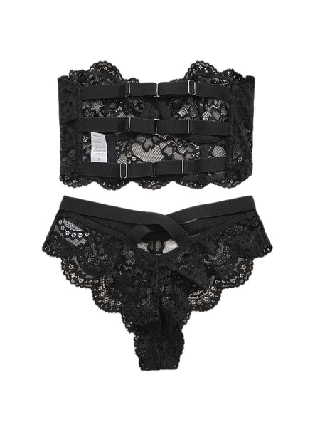 Fétiche Noir Lace Set - HIGHSTREET.CO.ZA