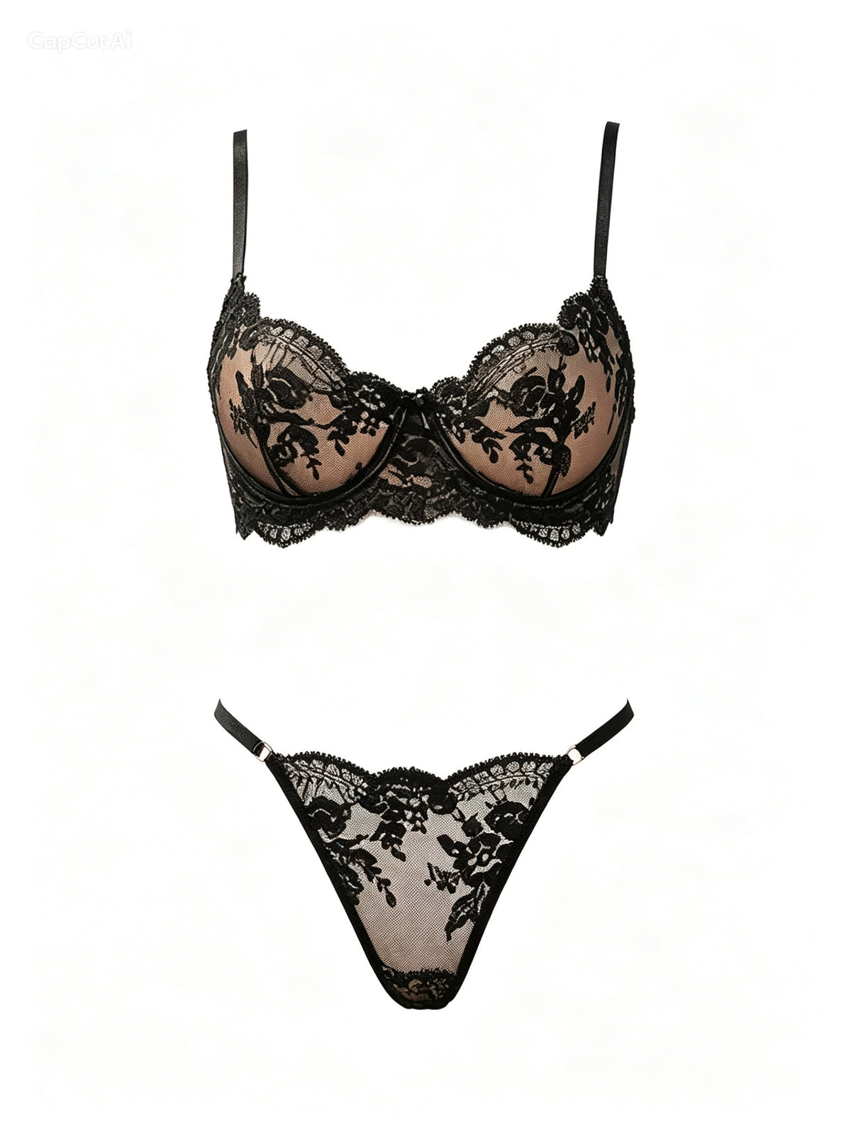 Fétiche Obsidian Lace Set - HIGHSTREET.CO.ZA