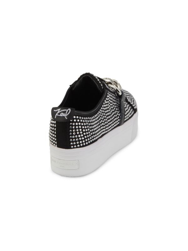 Karl Lagerfeld Viala Studded Platform Sneakers - HIGHSTREET.CO.ZA