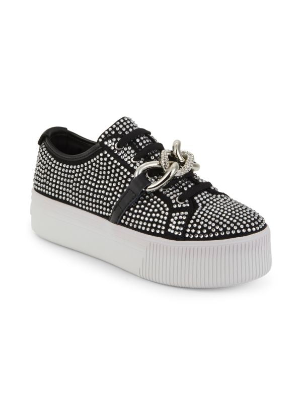 Karl Lagerfeld Viala Studded Platform Sneakers - HIGHSTREET.CO.ZA