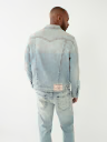 True Religion Jimmy Super T Rope Stitch Denim Jacket - HIGHSTREET.CO.ZA