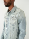 True Religion Jimmy Super T Rope Stitch Denim Jacket - HIGHSTREET.CO.ZA
