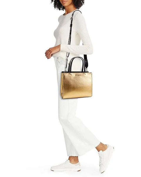 Karl Lagerfeld Maybelle Logo Tote - Gold