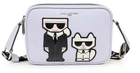 KARL LAGERFELD MAYBELLE CROSSBODY BAG - ICE BLUE