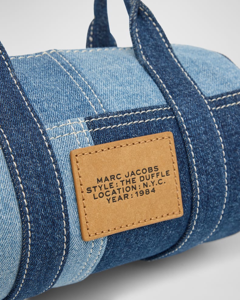 MARC JACOBS THE MINI BAG デニム Marc Jacobs The Denim Chain Dark Wash Mini Cross-Body Bag
