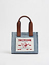 True Religion Mini Denim Tote Bag