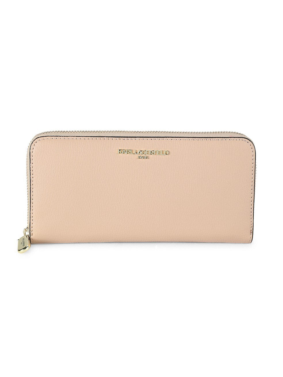 Karl Lagerfeld Paris Zip-Around Continental Leather Wallet - HIGHSTREET.CO.ZA