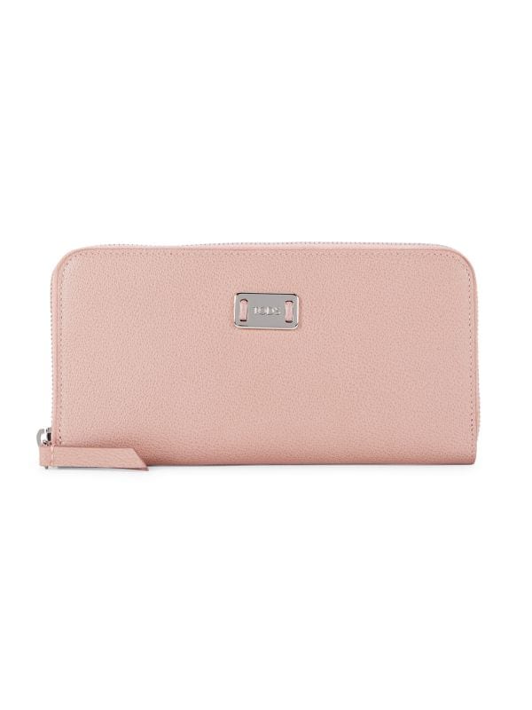 Tod's Leather Zip-Around Continental Wallet - Angel - HIGHSTREET.CO.ZA