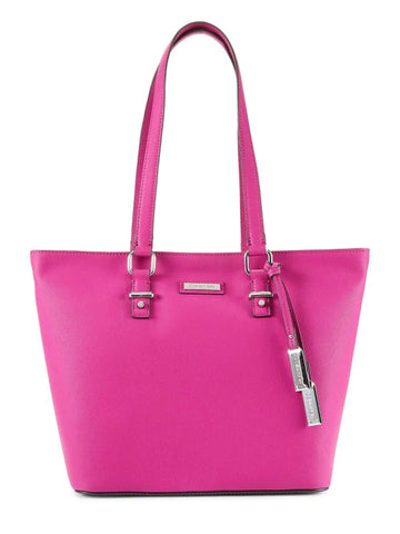 Calvin Klein Faux Leather Tote - Pink