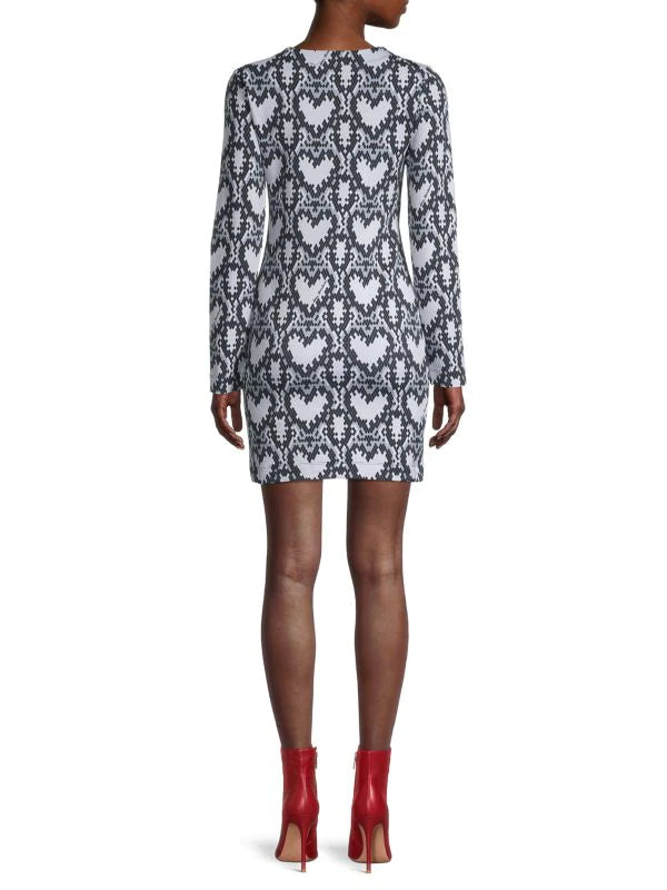 Love Moschino Heart Print Shift Dress - HIGHSTREET.CO.ZA