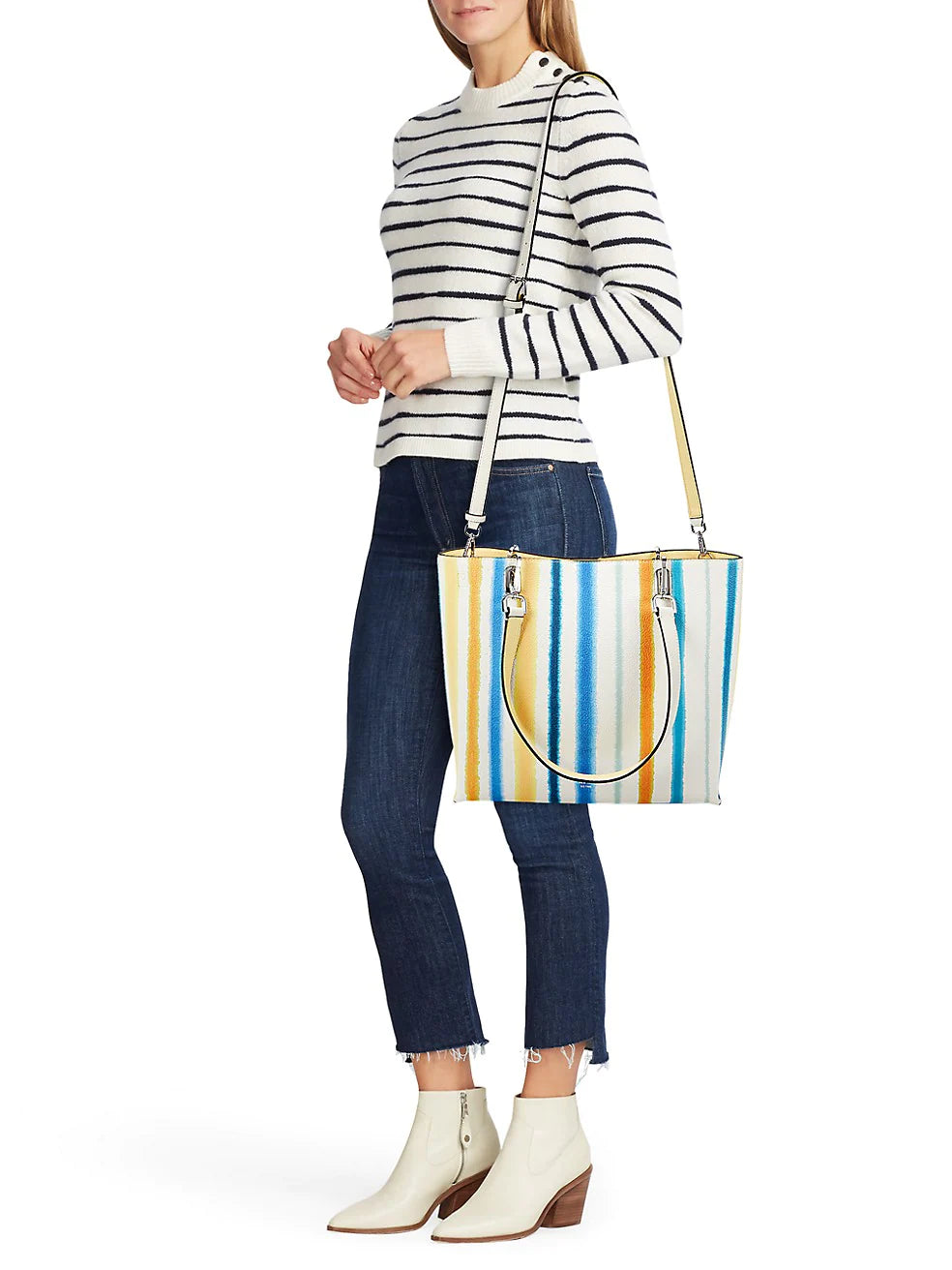 Calvin Klein Josephine Striped Tote - HIGHSTREET.CO.ZA