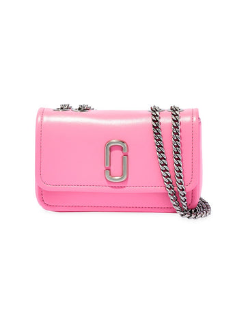 Marc Jacobs Snapshot Leather Chain Cross Body Bag (Soiled)
