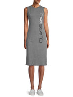 Cavalli Class Heathered Logo Dress - Grey - HIGHSTREET.CO.ZA