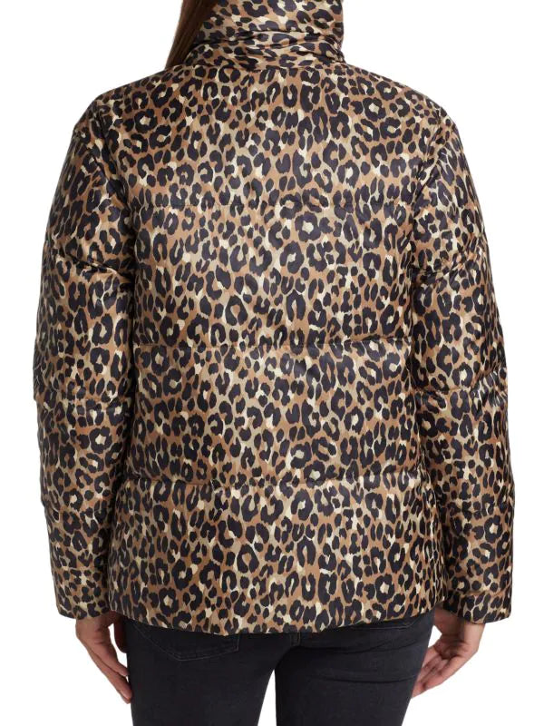 Kate Spade New York Leopard-Print Button-Front Central Puffer - Reversible - HIGHSTREET.CO.ZA