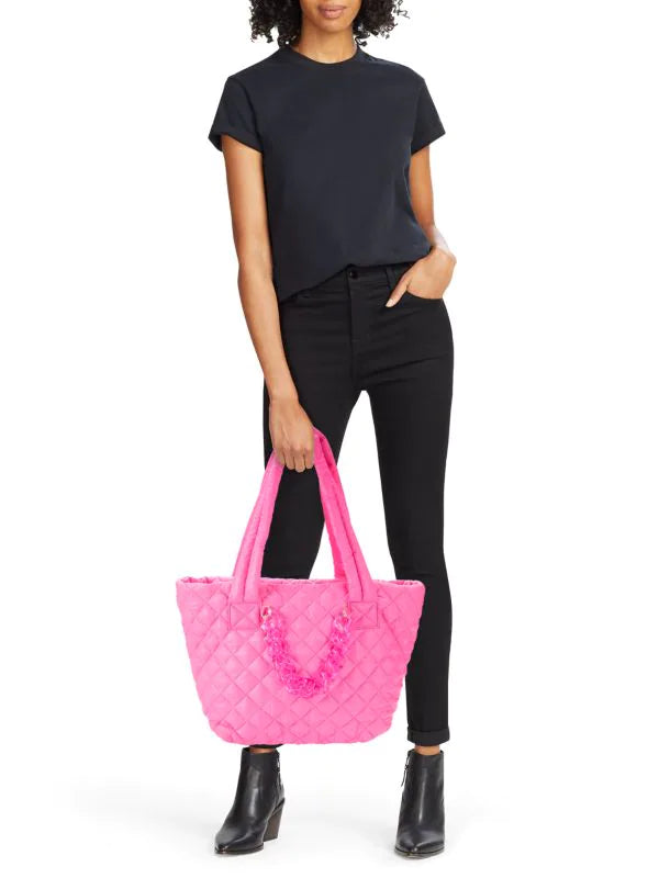 Jill & Ally Quilted Tote - Pink - HIGHSTREET.CO.ZA