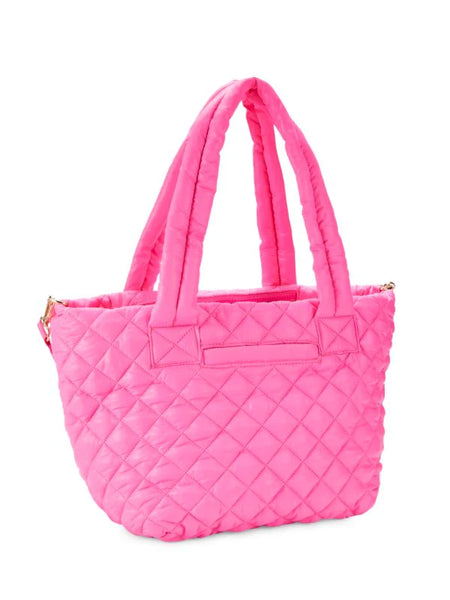 Jill & Ally Quilted Tote - Pink